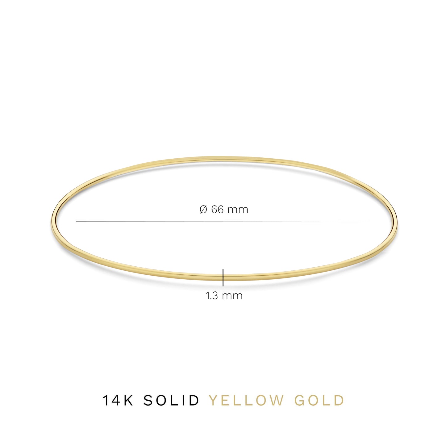 Cour d'Honneur Adora 585er Gold Bangle