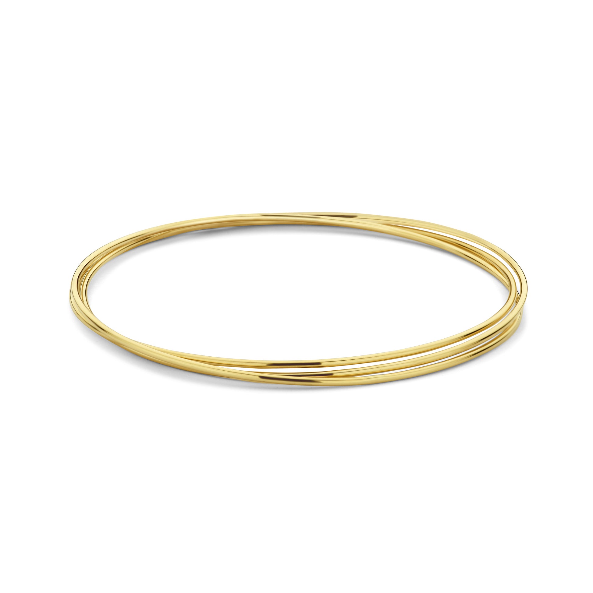 Cour d'Honneur Adora 14 karat gold bangles with 3 bracelets -  - Isabel Bernard