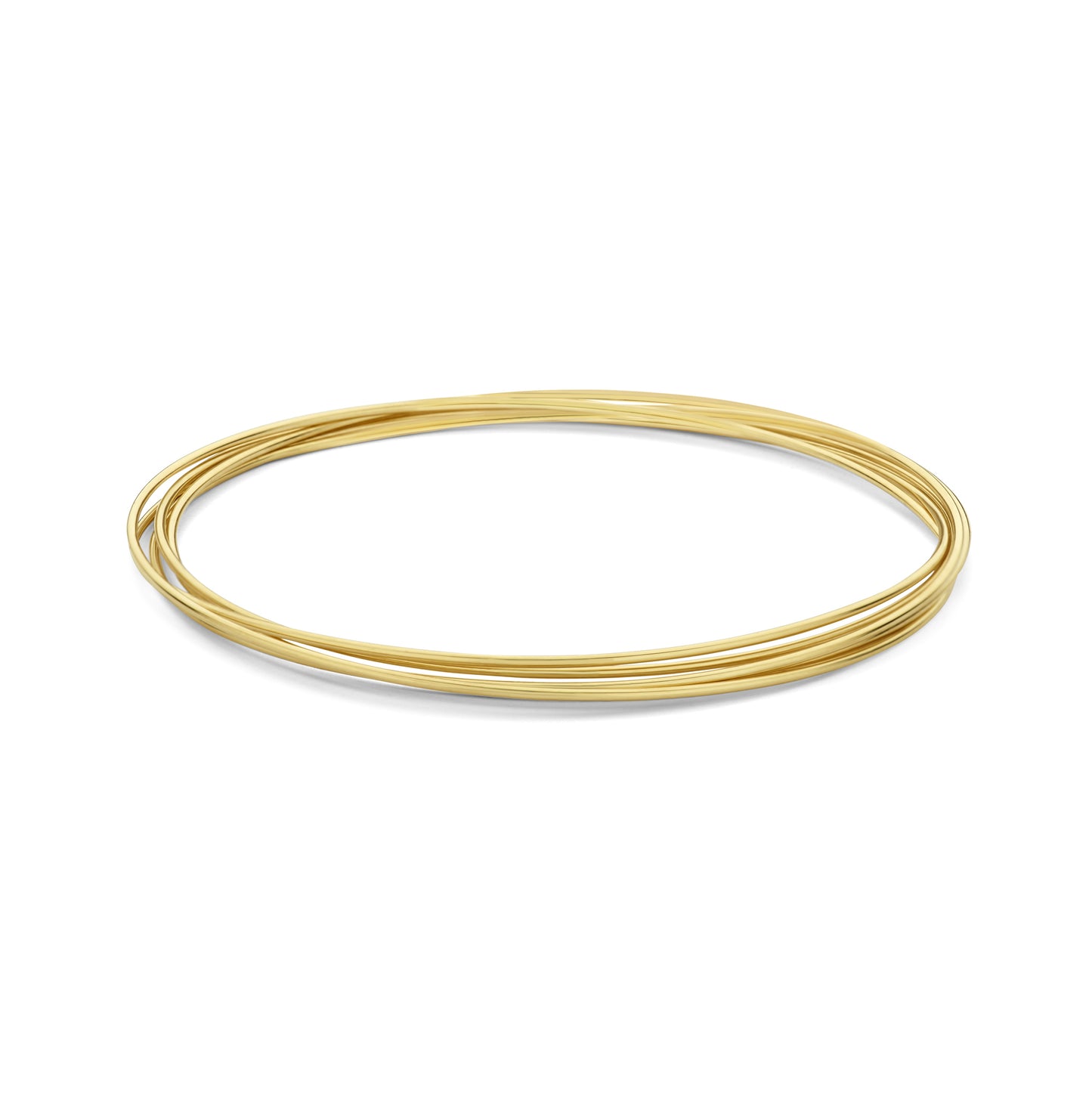 Cour d'Honneur Adora 14 karat gold bangles with 5 bracelets - - Isabel Bernard