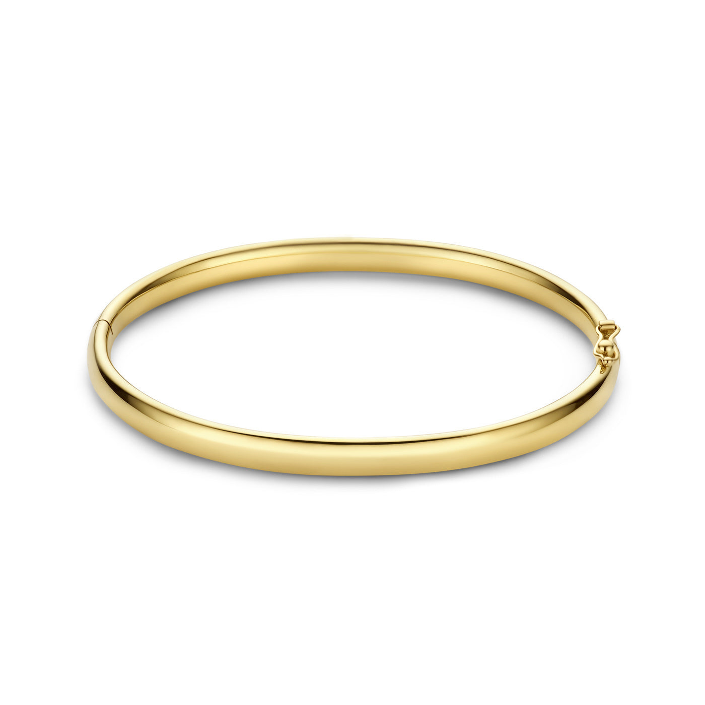 Cour d'Honneur Lucienne 14 karat gold bangle with round edge -  - Isabel Bernard