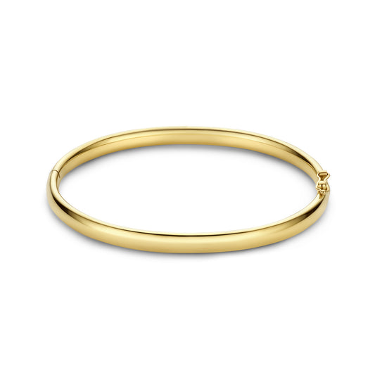 Cour d'Honneur Lucienne 14 karat gold bangle with round edge -  - Isabel Bernard