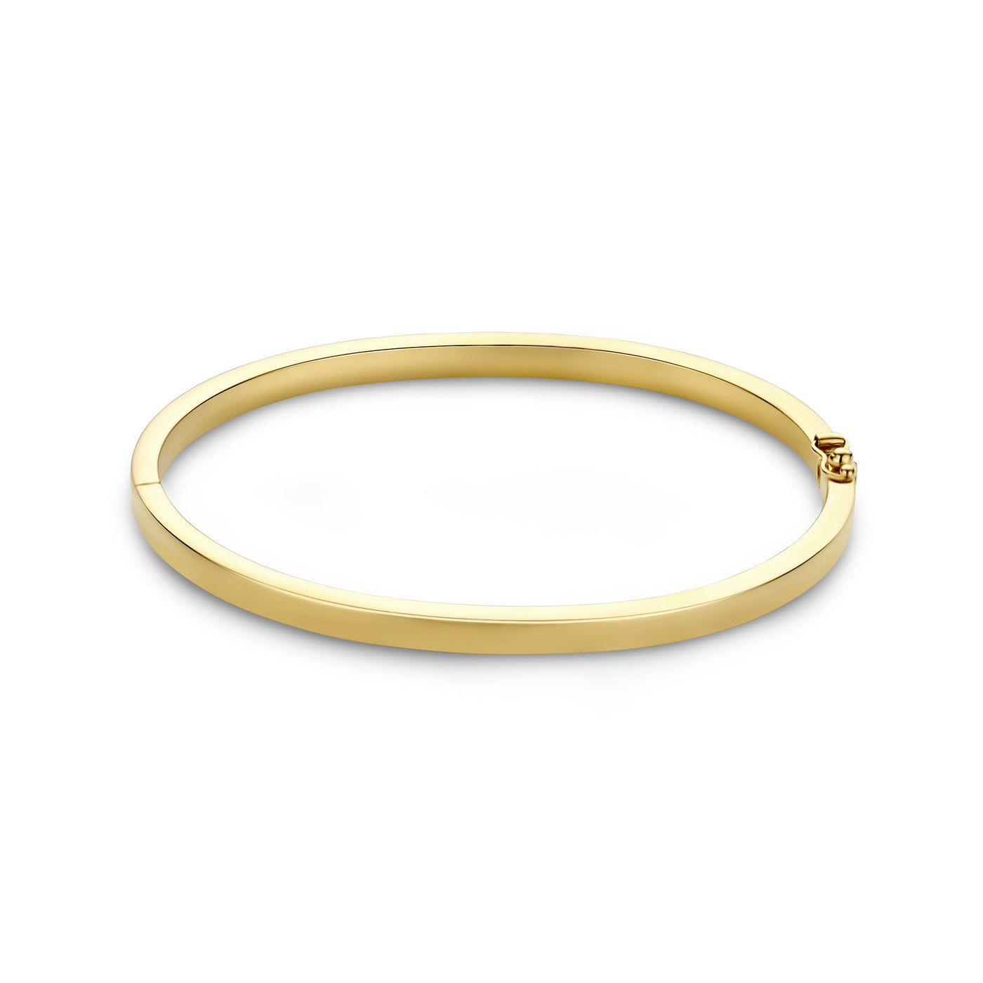 Cour d'Honneur Clara 14 karat gold bangle with rectangular edge -  - Isabel Bernard