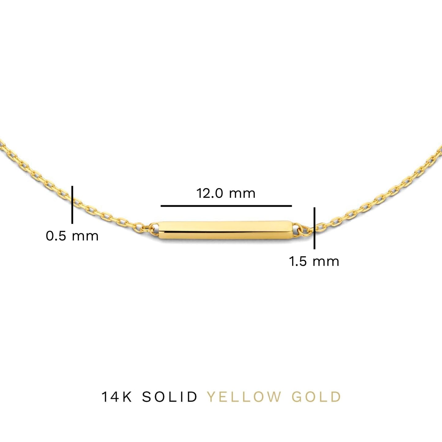 Le Marais Jolie 14 karat gold bracelet with 3 rods -  - Isabel Bernard