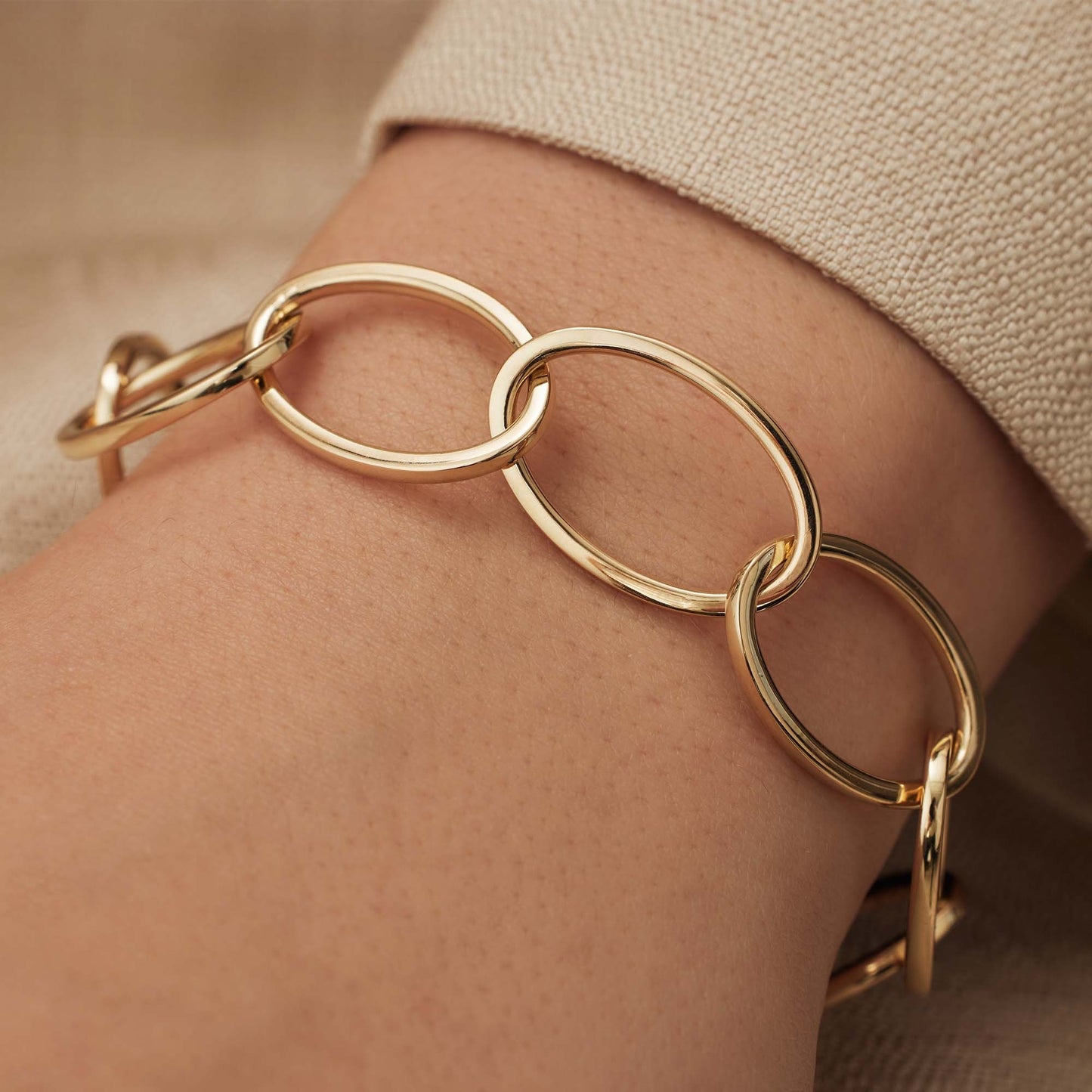 Aidee Annette 14 karat gold link bracelet -  - Isabel Bernard