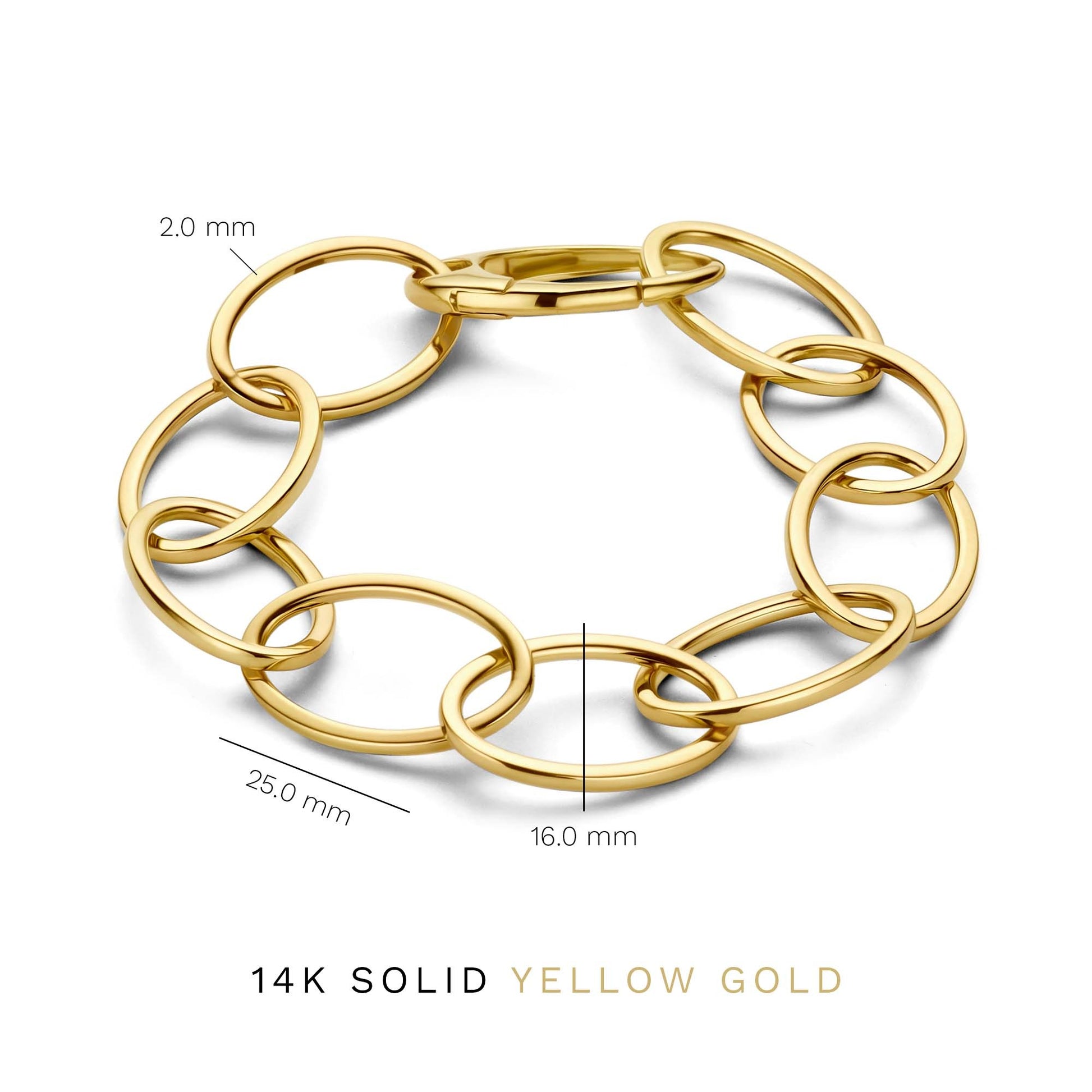 Aidee Annette 14 karat gold link bracelet -  - Isabel Bernard