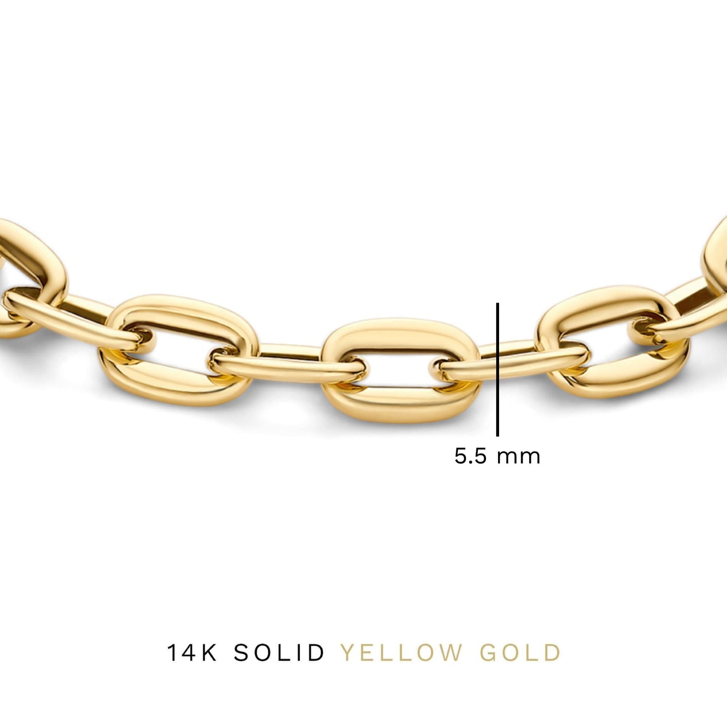 Aidee Ìrene 14 karat gold link bracelet with round chains -  - Isabel Bernard