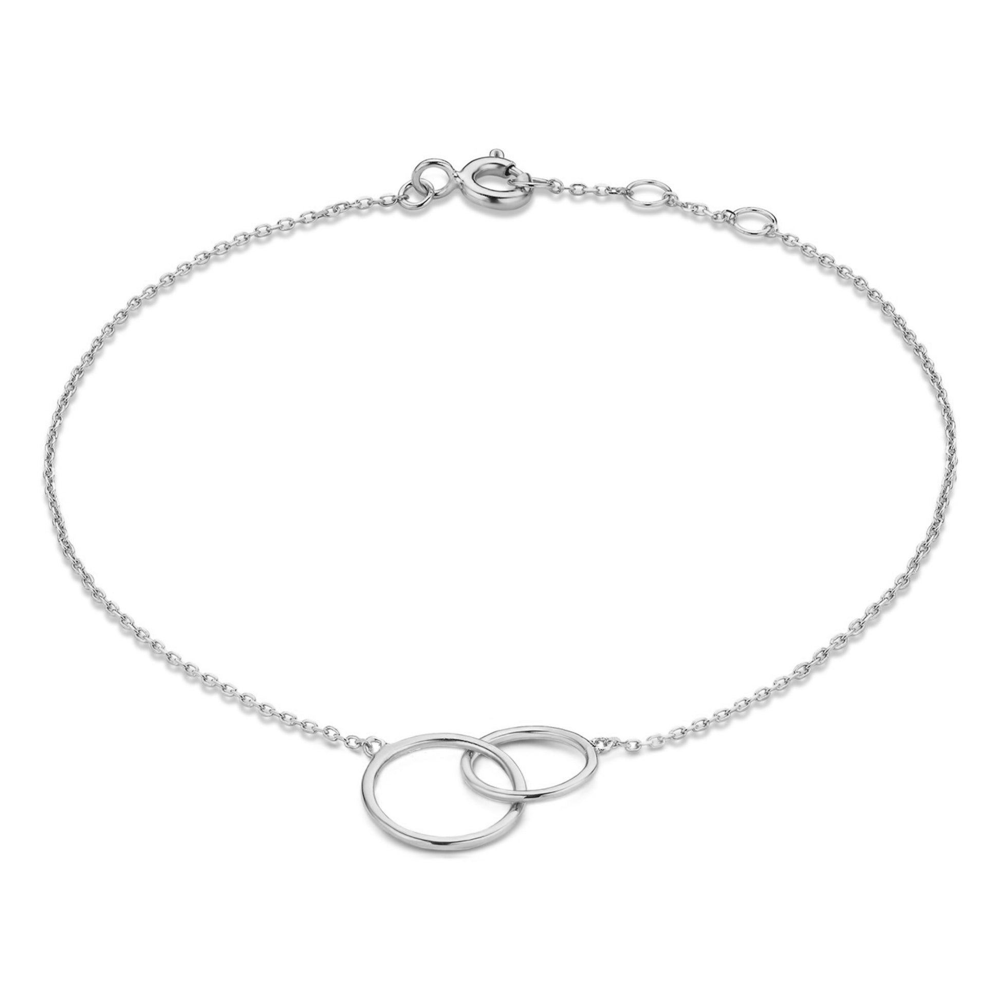 Saint Germain Loulou 14 karat white gold bracelet with rings -  - Isabel Bernard