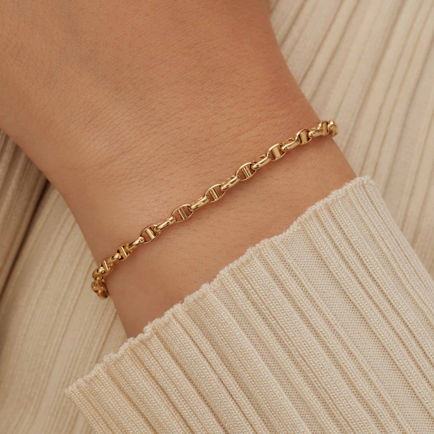 Aidee Adaline 14 karat gold link bracelet -  - Isabel Bernard