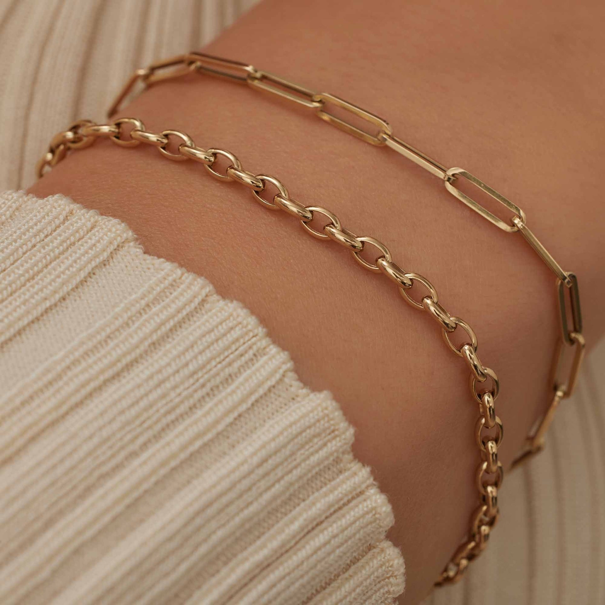 Aidee Camille 14 karat gold link bracelet -  - Isabel Bernard