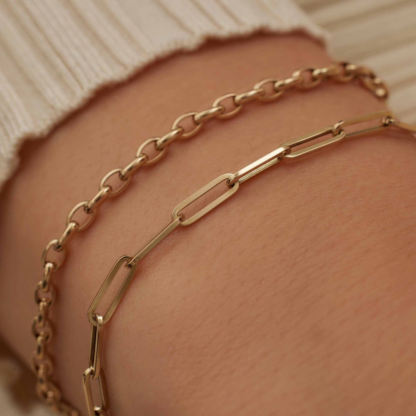 Aidee Odile 14 karat gold link bracelet -  - Isabel Bernard