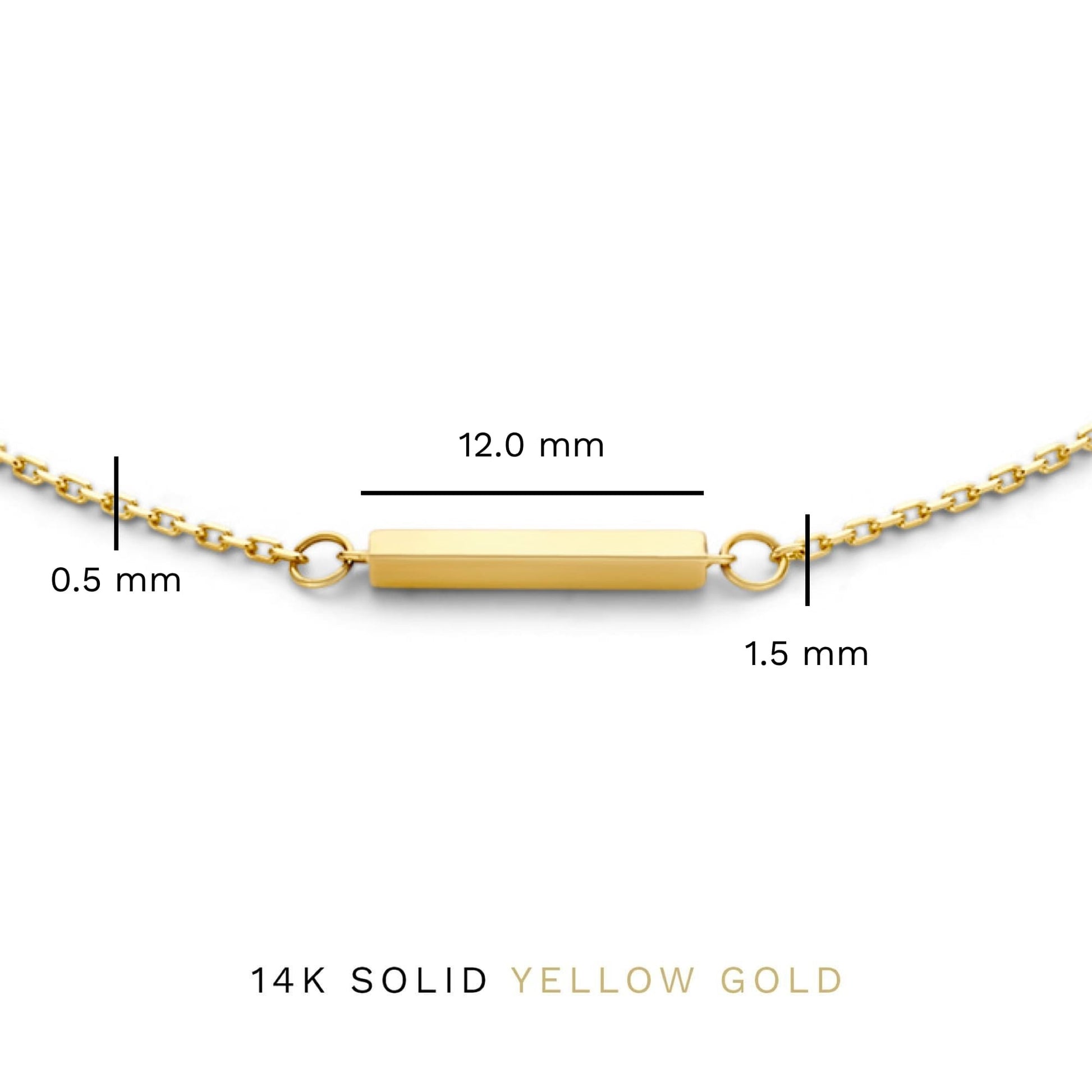 Le Marais Rosalie 14 karat gold bracelet with rod -  - Isabel Bernard