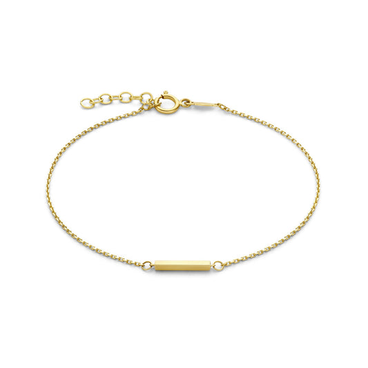 Le Marais Rosalie 14 karat gold bracelet with rod -  - Isabel Bernard