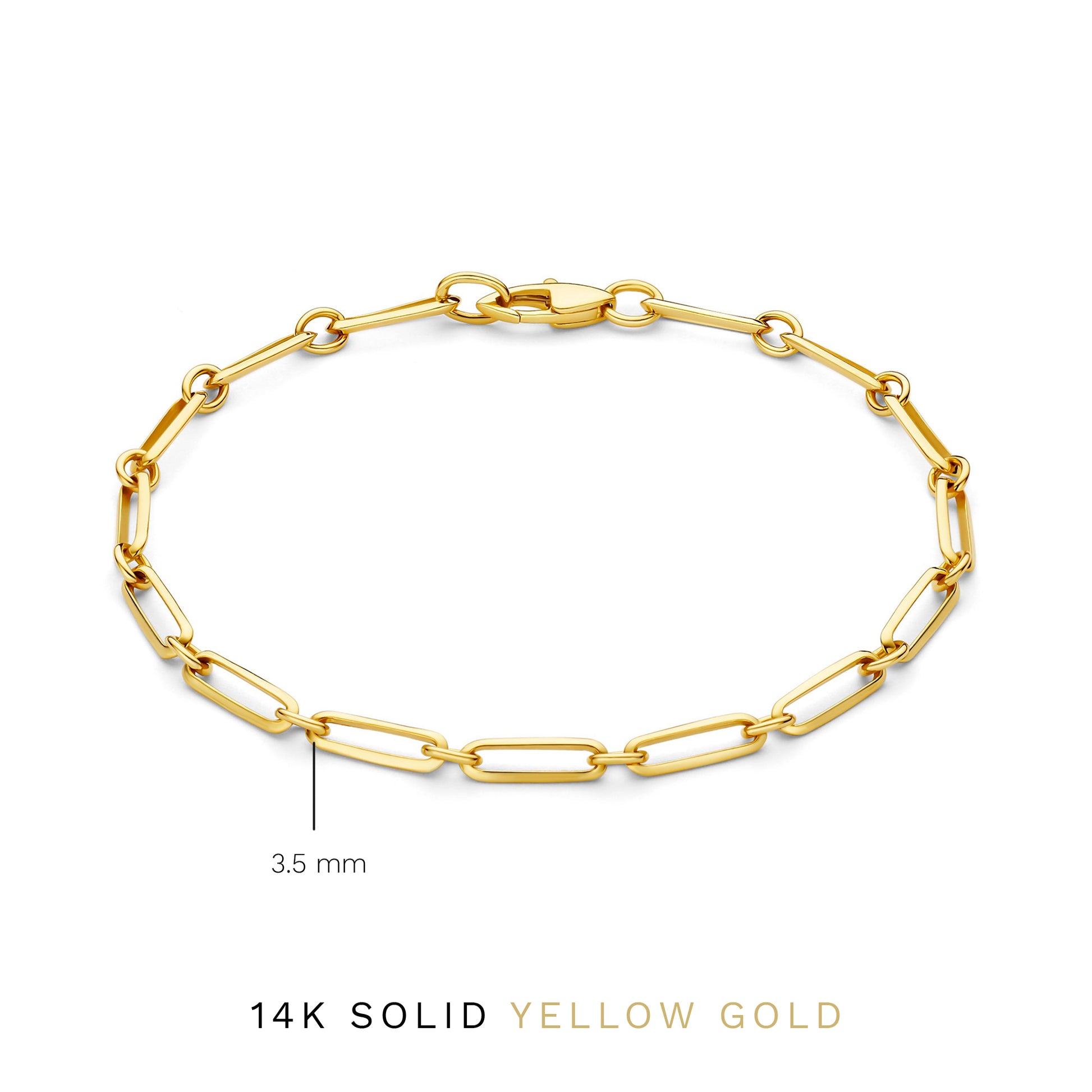 Aidee Raissa 14 karat gold link bracelet -  - Isabel Bernard