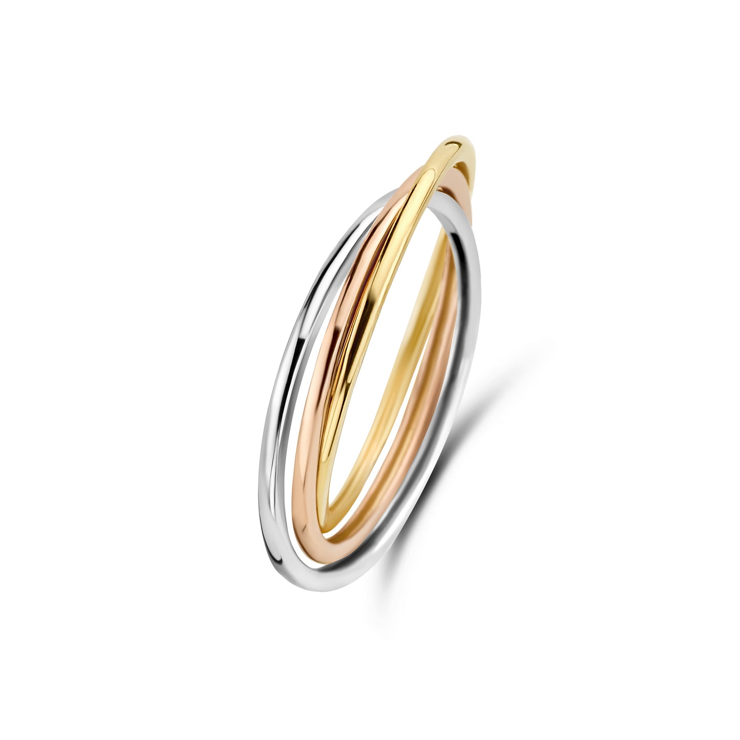 Tricolore Maeve 14 karat gold ring with three colours of gold -  - Isabel Bernard