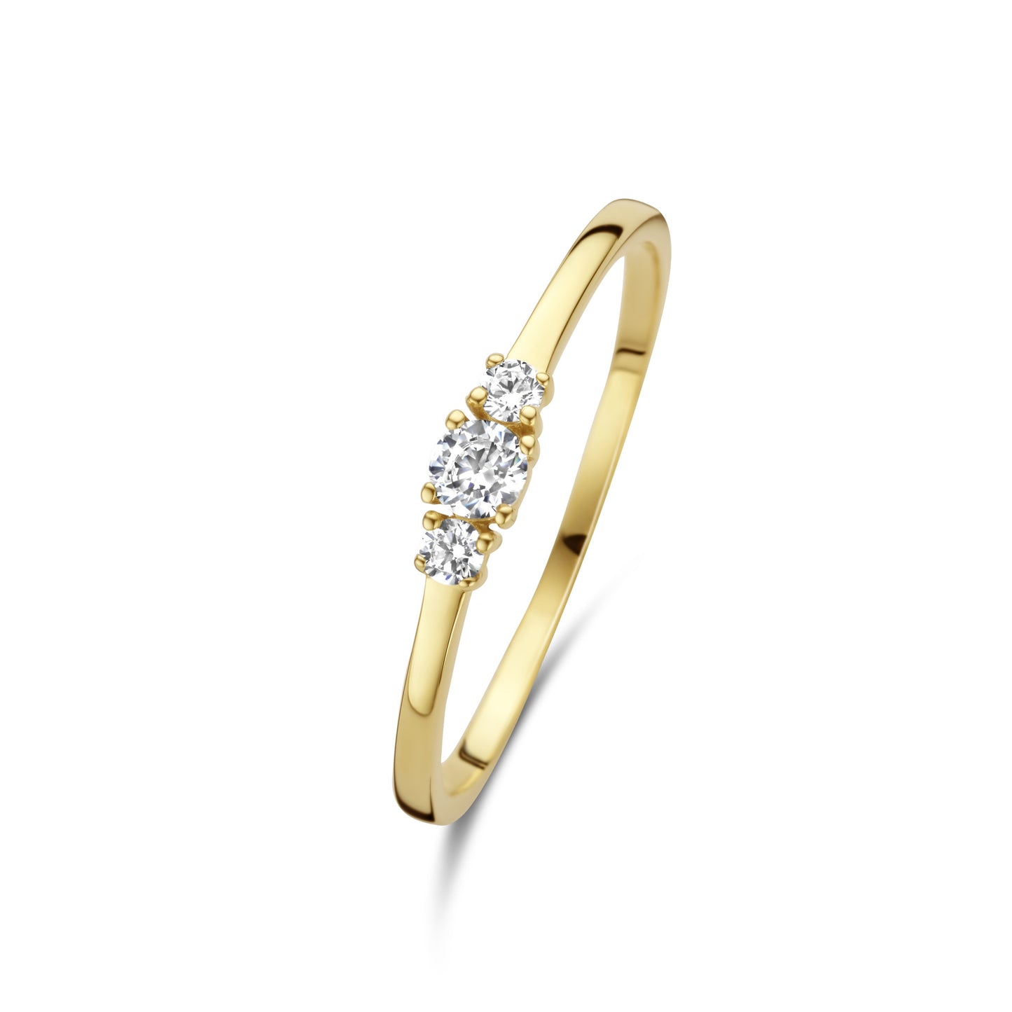 Rivoli Esmée 14 karat gold ring with zirconia stones -  - Isabel Bernard