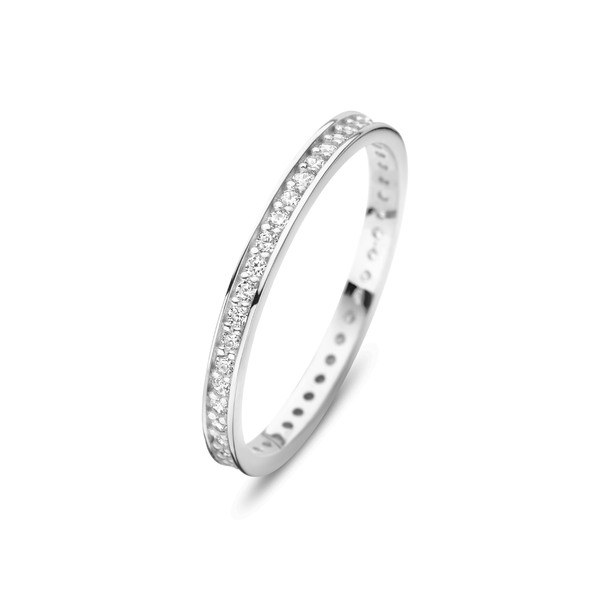 Saint Germain Merle 14 karat white gold ring with zirconia -  - Isabel Bernard