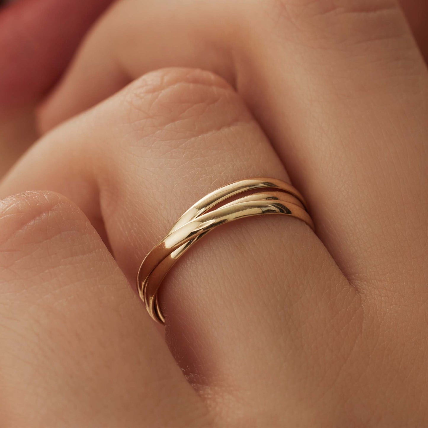 Rivoli Méline 14 karat gold trinity ring -  - Isabel Bernard