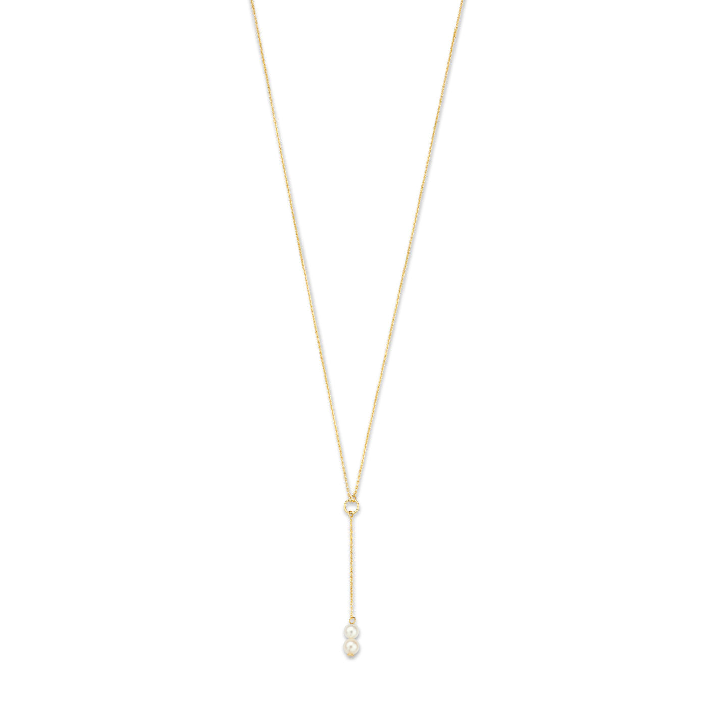 Belleville Luna 14 karat gold necklace with freshwater pearls -  - Isabel Bernard