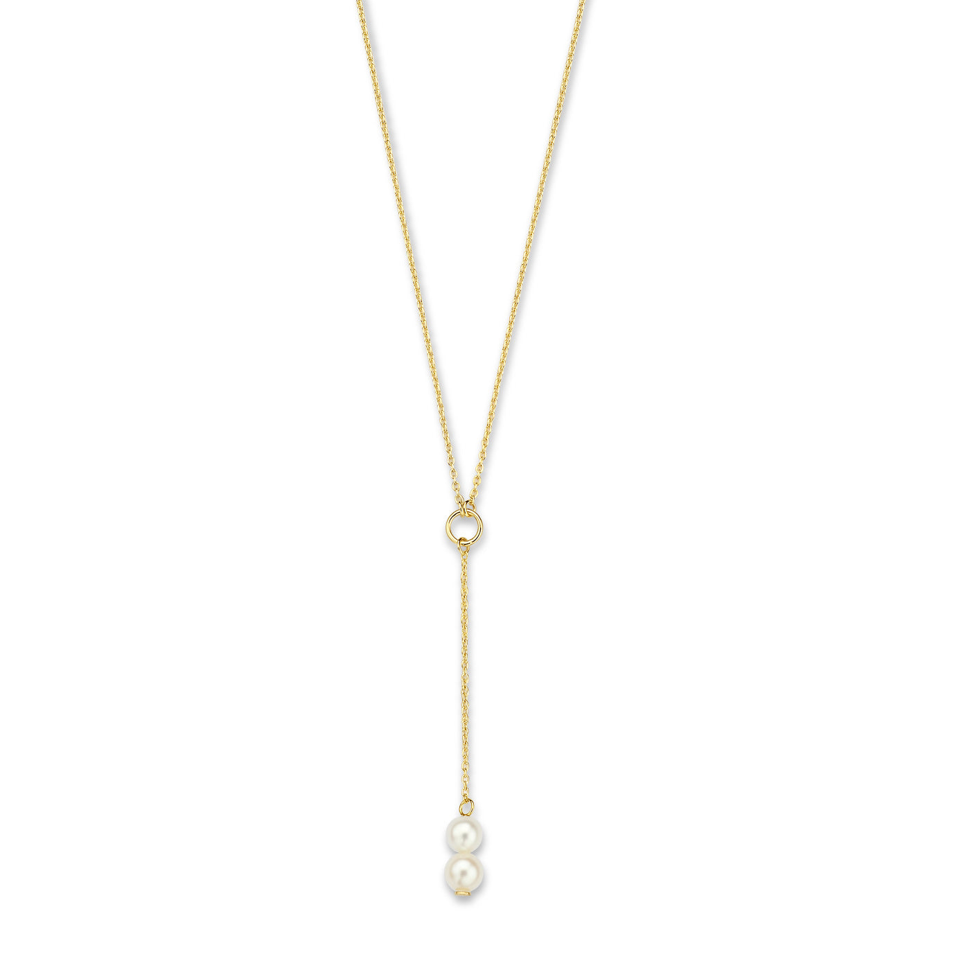 Belleville Luna 14 karat gold necklace with freshwater pearls -  - Isabel Bernard