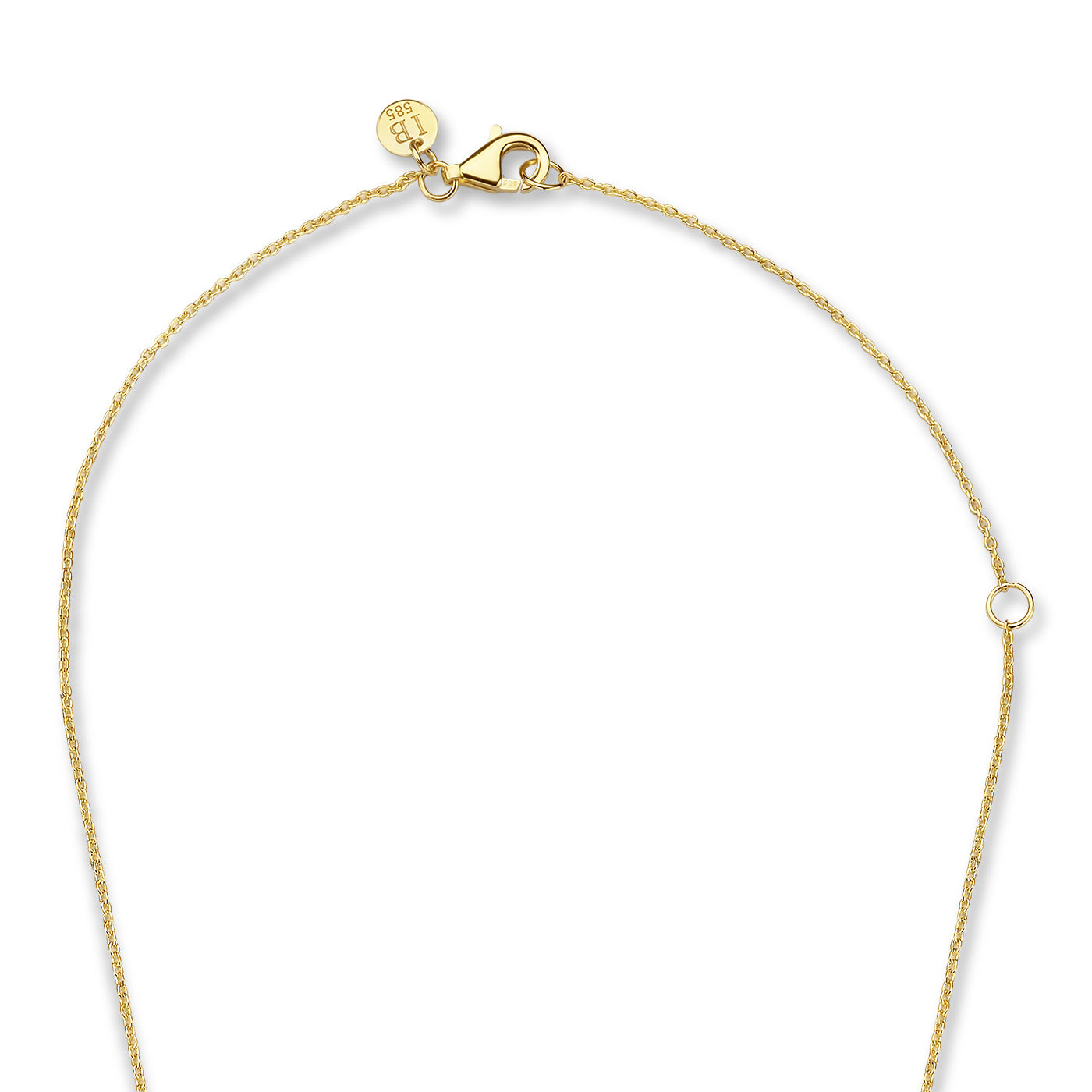 Belleville Nova 14 karat gold necklace with mother of pearl -  - Isabel Bernard