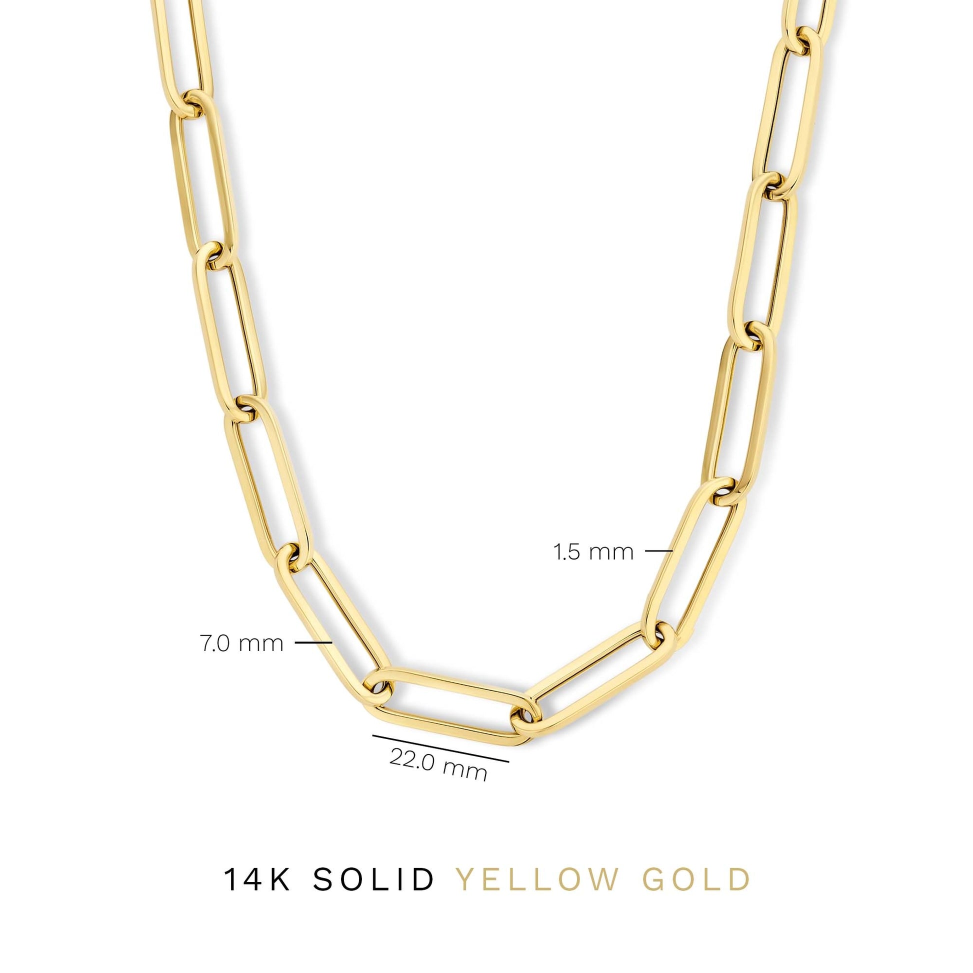 Aidee Odile 14 karat gold link necklace -  - Isabel Bernard