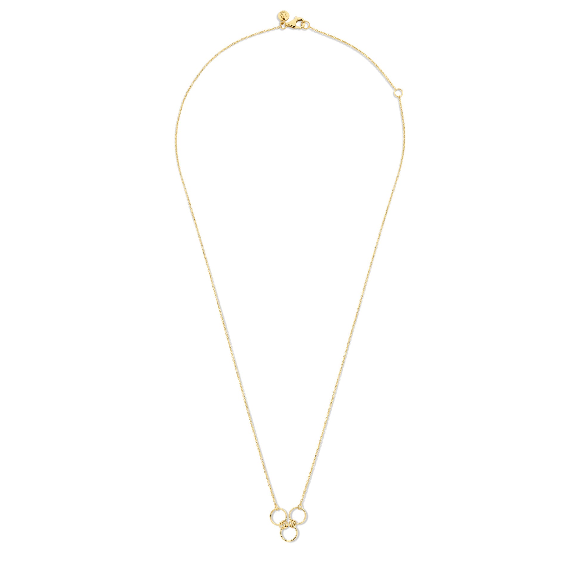 Belleville Anna 14 karat gold necklace with rings -  - Isabel Bernard