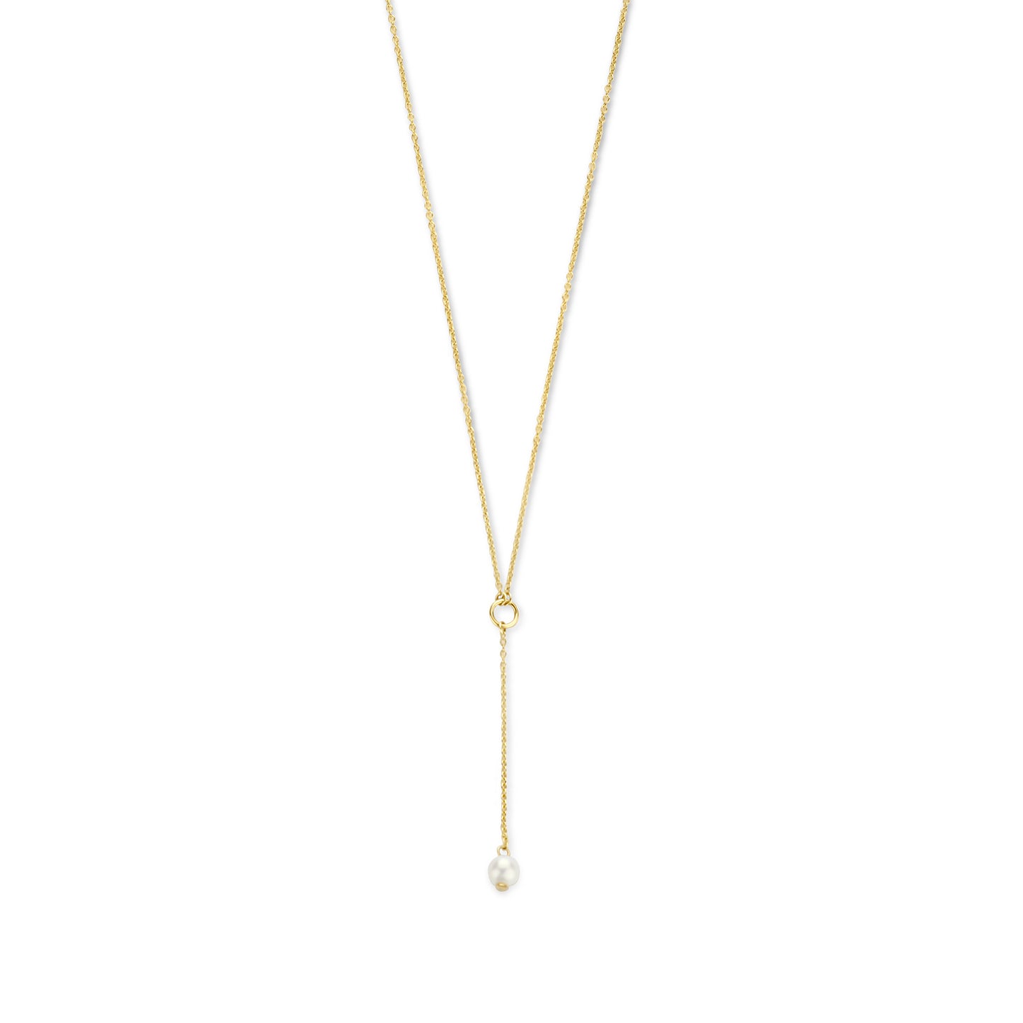 Belleville Luna 14 karat gold necklace with freshwater pearl -  - Isabel Bernard