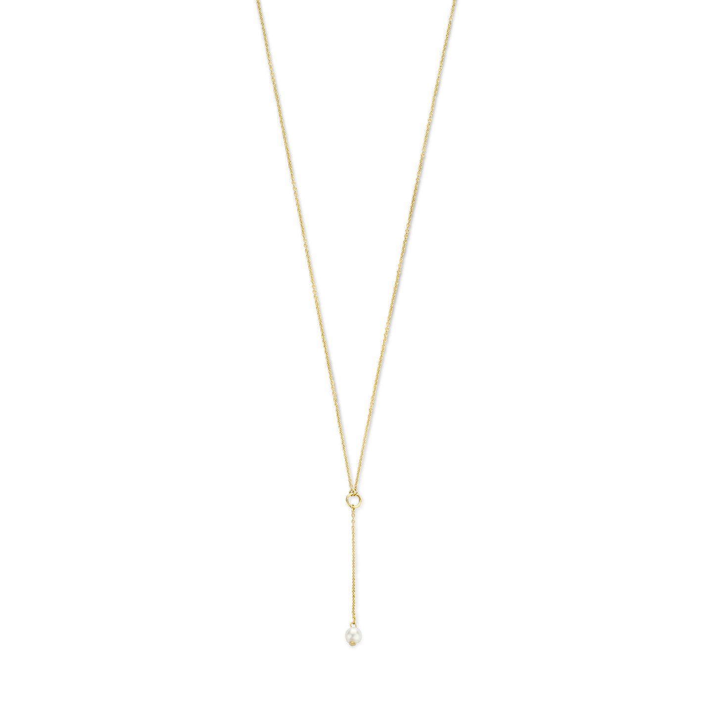 Belleville Luna 14 karat gold necklace with freshwater pearl -  - Isabel Bernard