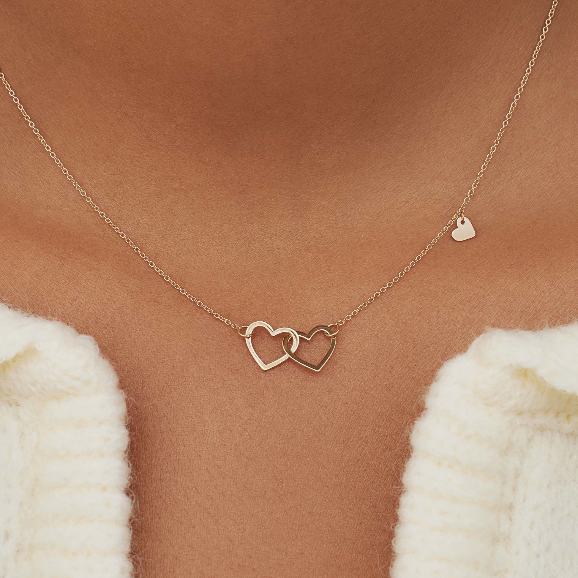 Belleville Amore 14 karat gold necklace with heart -  - Isabel Bernard