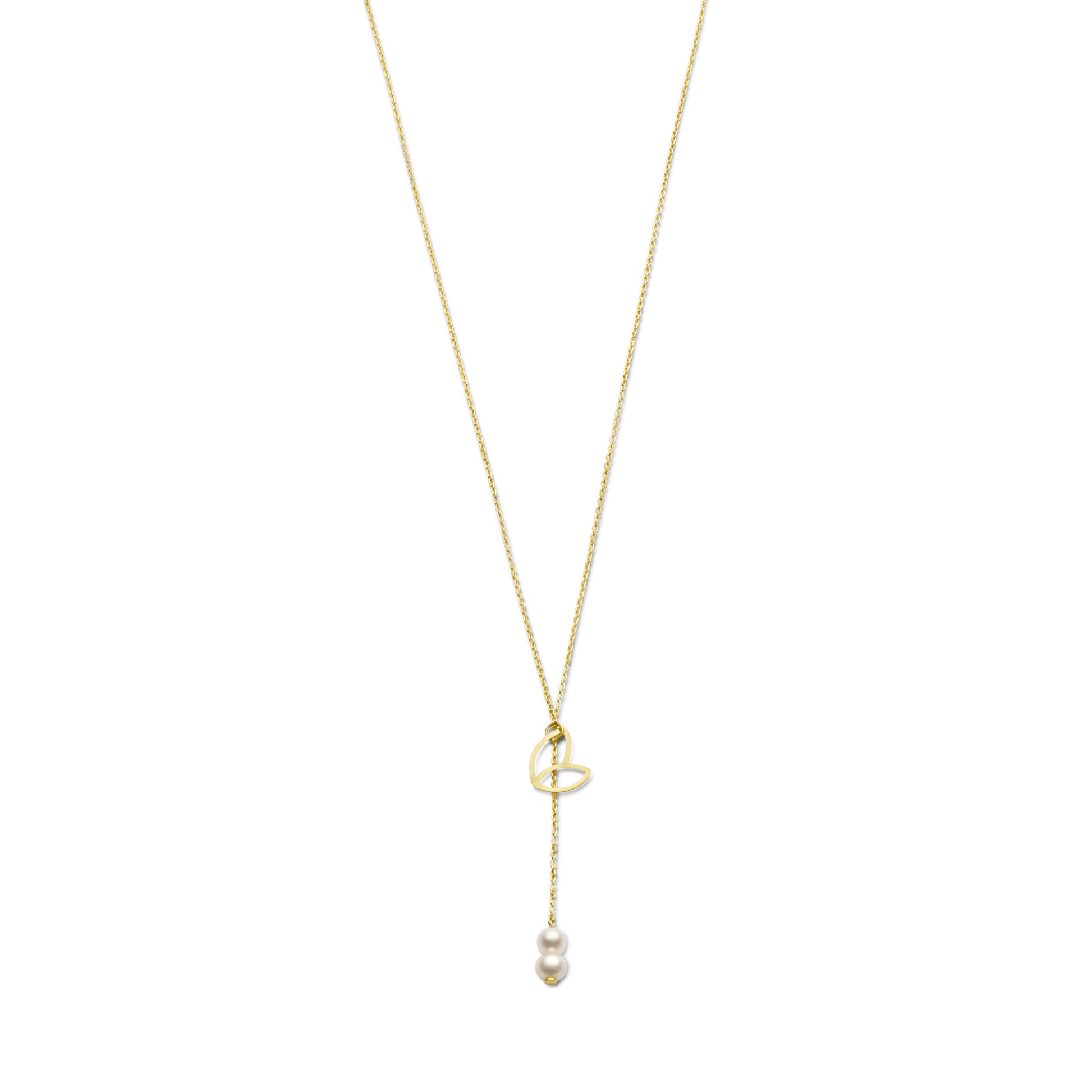 Belleville Noémi 14 karat gold necklace with freshwater pearls -  - Isabel Bernard