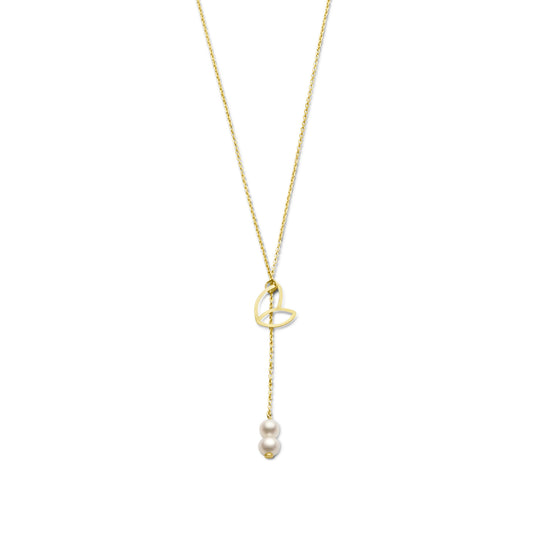 Belleville Noémi 14 karat gold necklace with freshwater pearls -  - Isabel Bernard