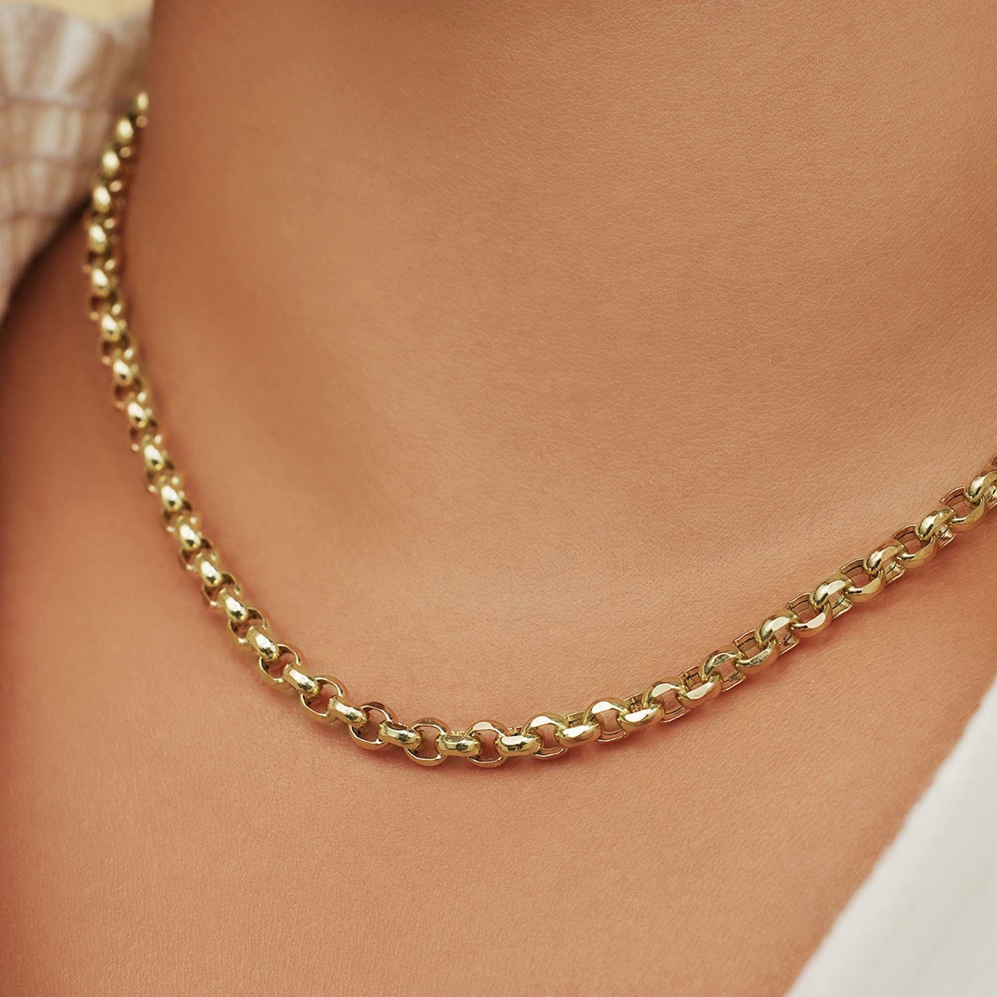 Aidee Pauline 14 karat gold necklace with chains -  - Isabel Bernard