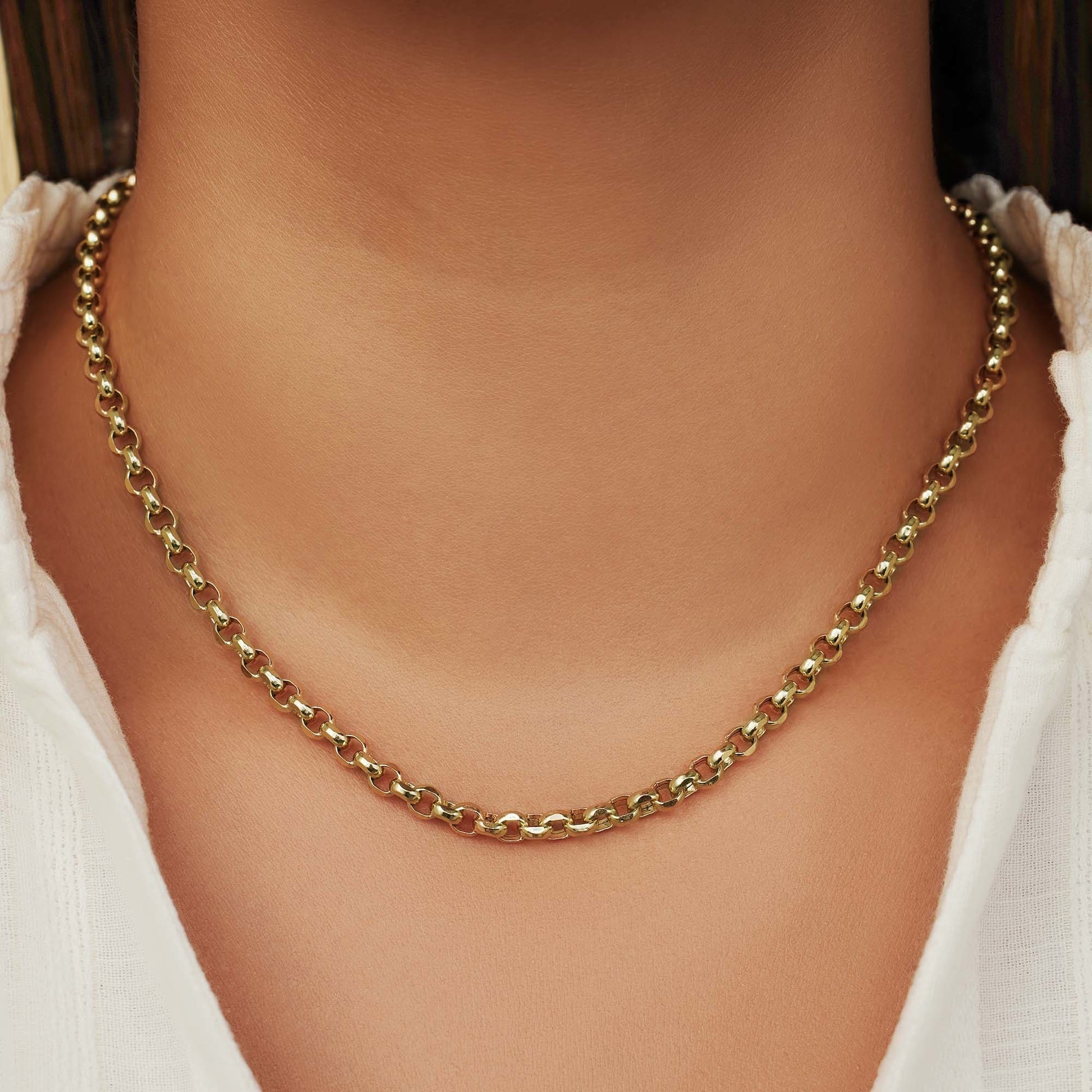 Aidee Pauline 14 karat gold necklace with chains -  - Isabel Bernard