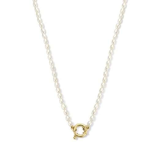 Aidee Marissa 14 karat gold necklace with freshwater pearls -  - Isabel Bernard