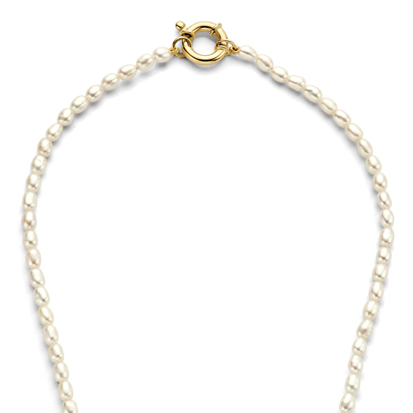 Aidee Marissa 14 karat gold necklace with freshwater pearls -  - Isabel Bernard