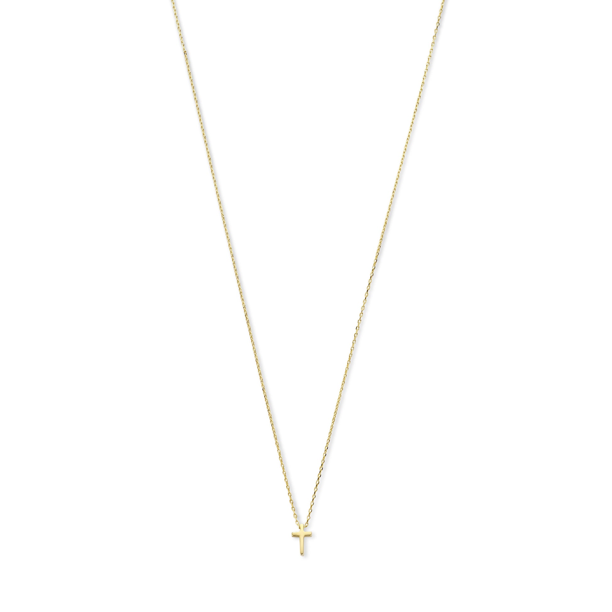 Monceau Solange 14 karat gold necklace with cross -  - Isabel Bernard