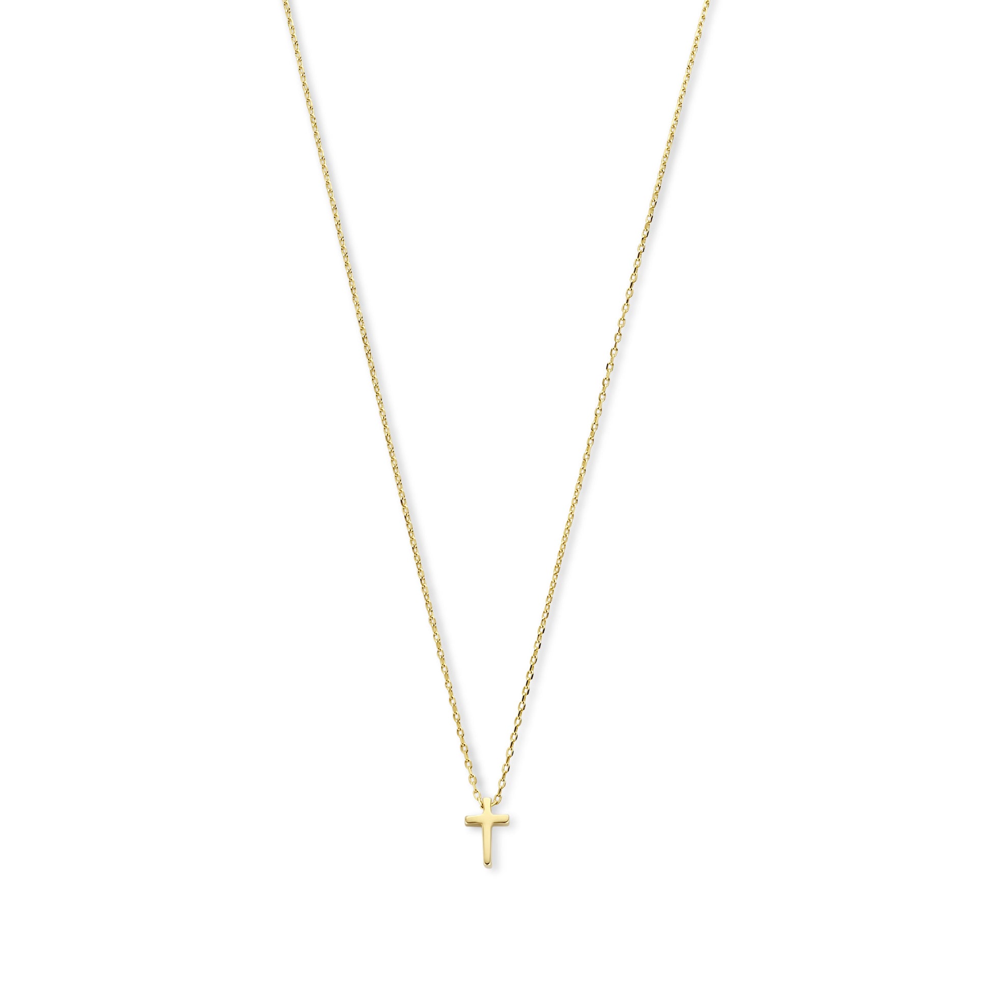 Monceau Solange 14 karat gold necklace with cross -  - Isabel Bernard