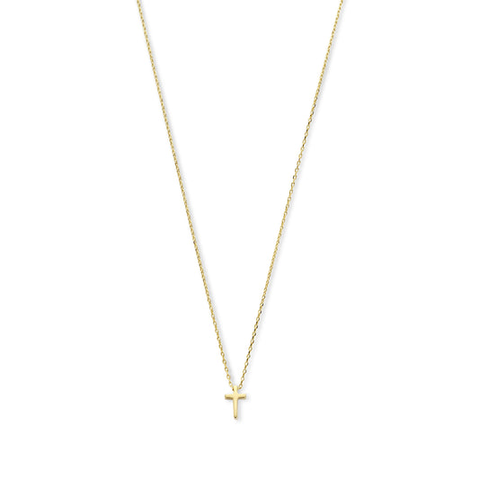 Monceau Solange 14 karat gold necklace with cross -  - Isabel Bernard