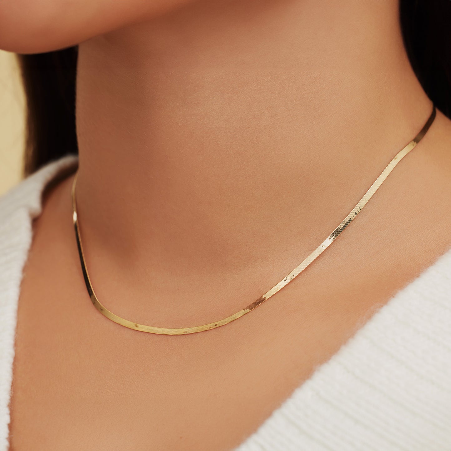 Aidee Leontine 14 karat gold snake necklace -  - Isabel Bernard