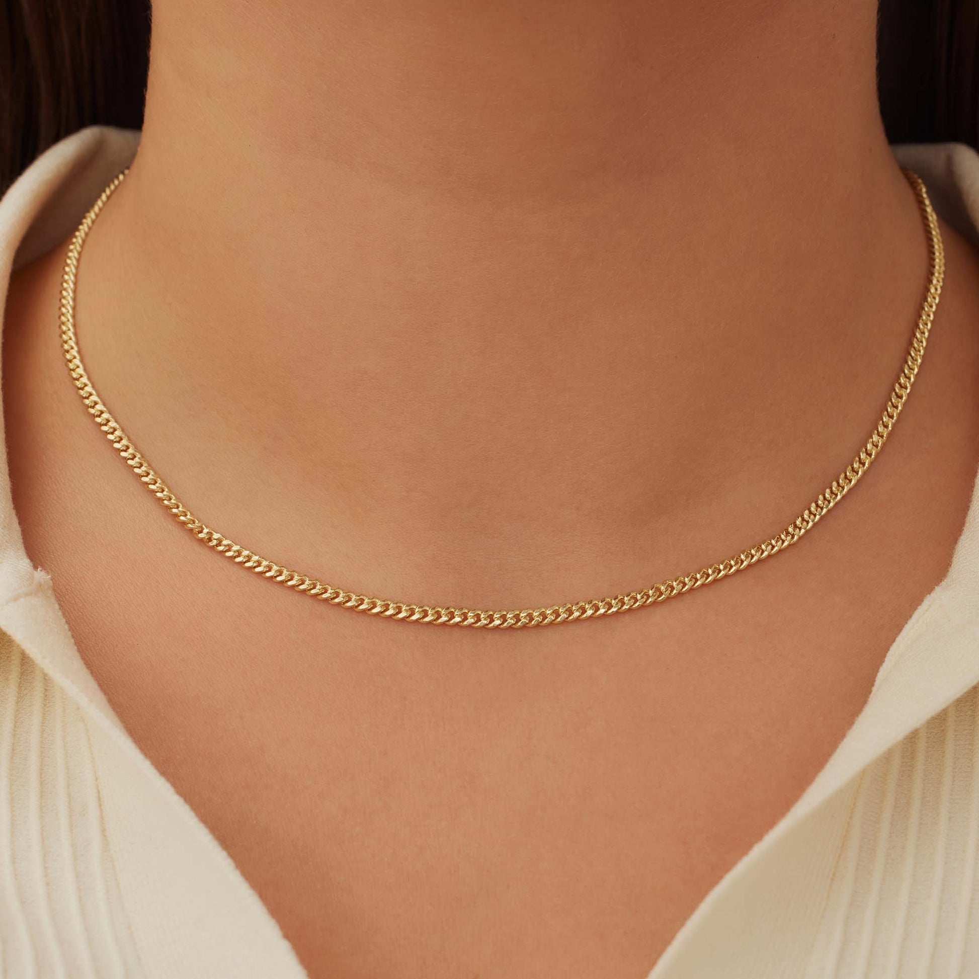 Aidee Julee 14 karat gold link necklace -  - Isabel Bernard