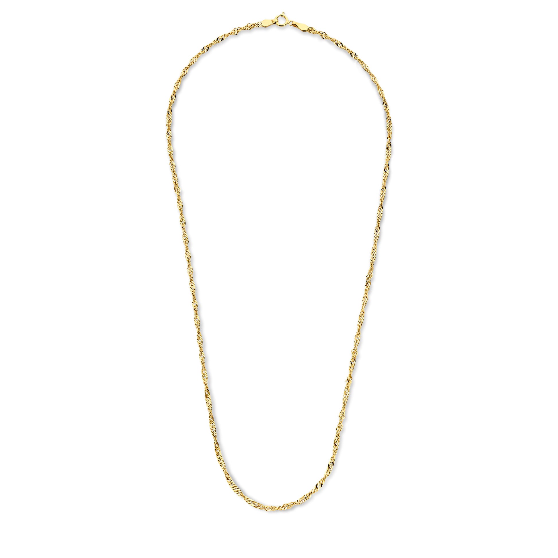 Rivoli Lilou 14 karat gold necklace with twist -  - Isabel Bernard