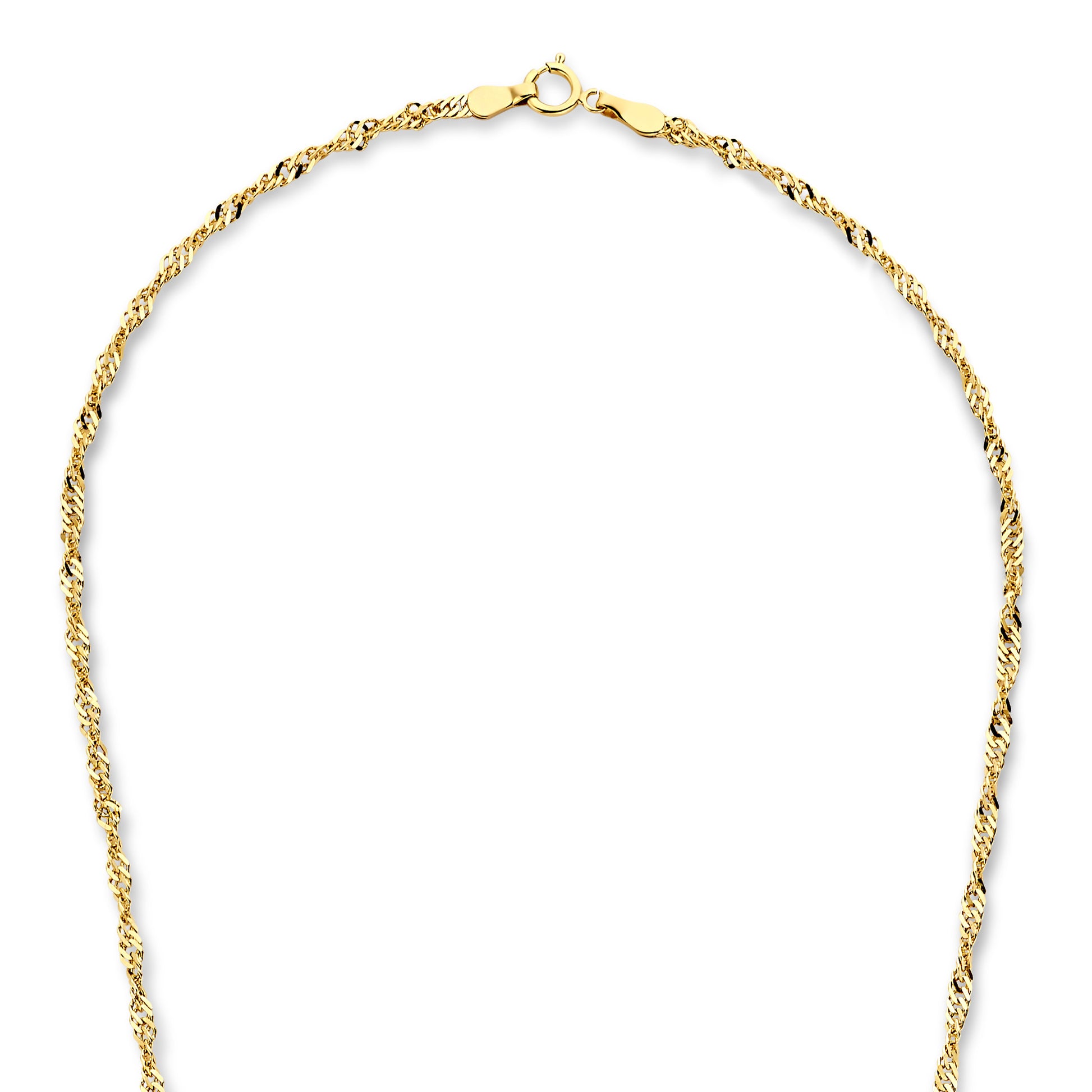 Rivoli Lilou 14 karat gold necklace with twist -  - Isabel Bernard