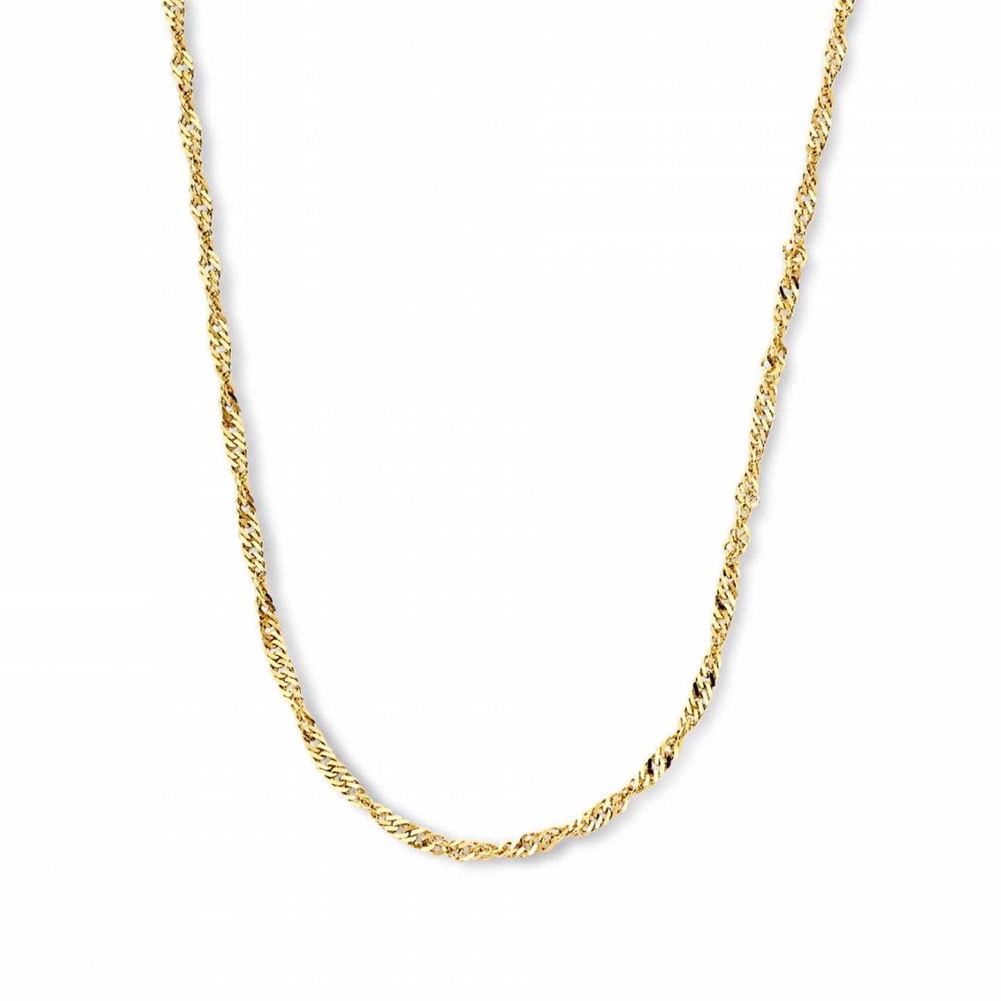 Rivoli Lilou 14 karat gold necklace with twist -  - Isabel Bernard