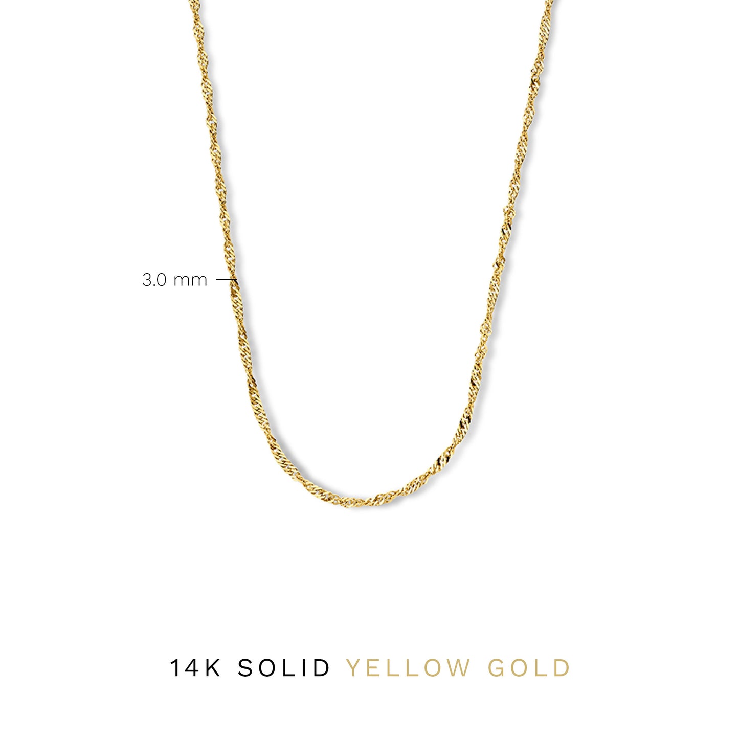 Rivoli Lilou 14 karat gold necklace with twist -  - Isabel Bernard