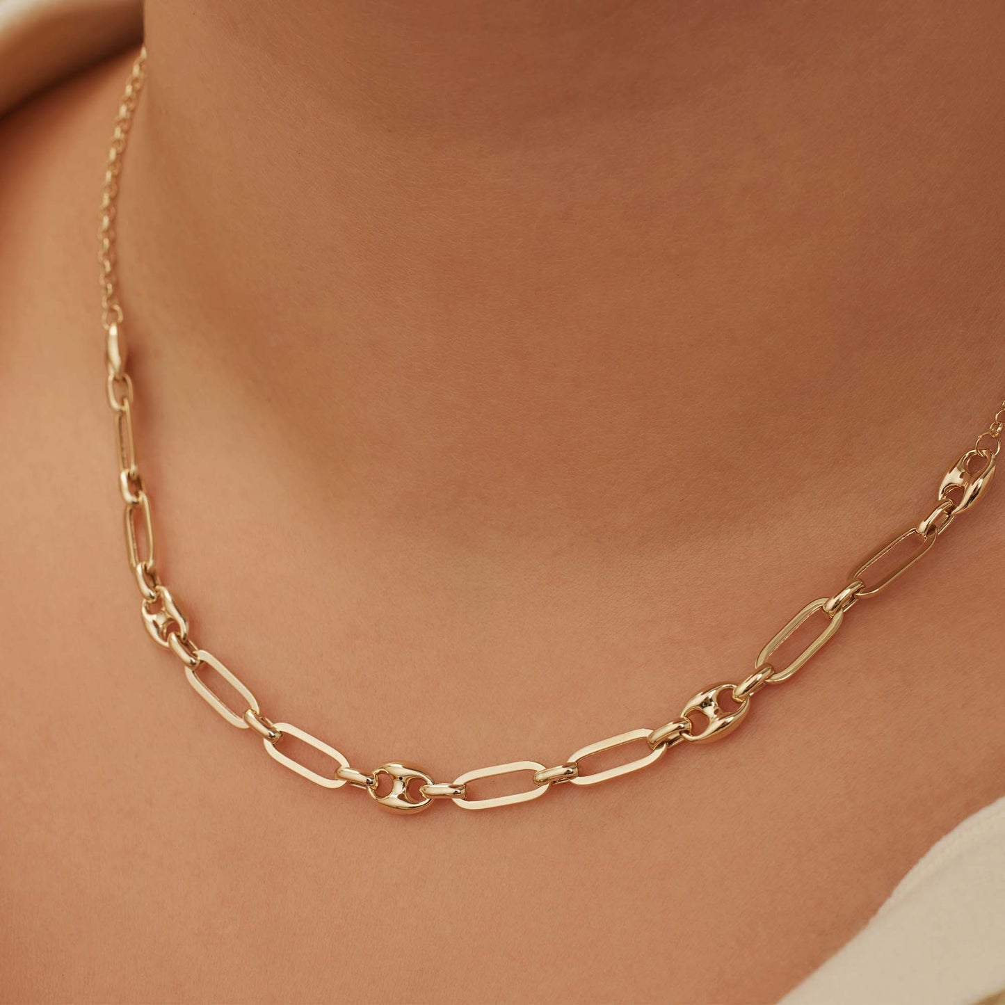 Aidee Demie 14 karat gold necklace with chains -  - Isabel Bernard