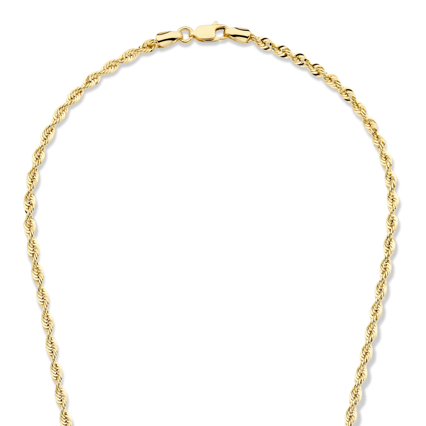 Rivoli Violette 14 karat gold necklace with twist -  - Isabel Bernard