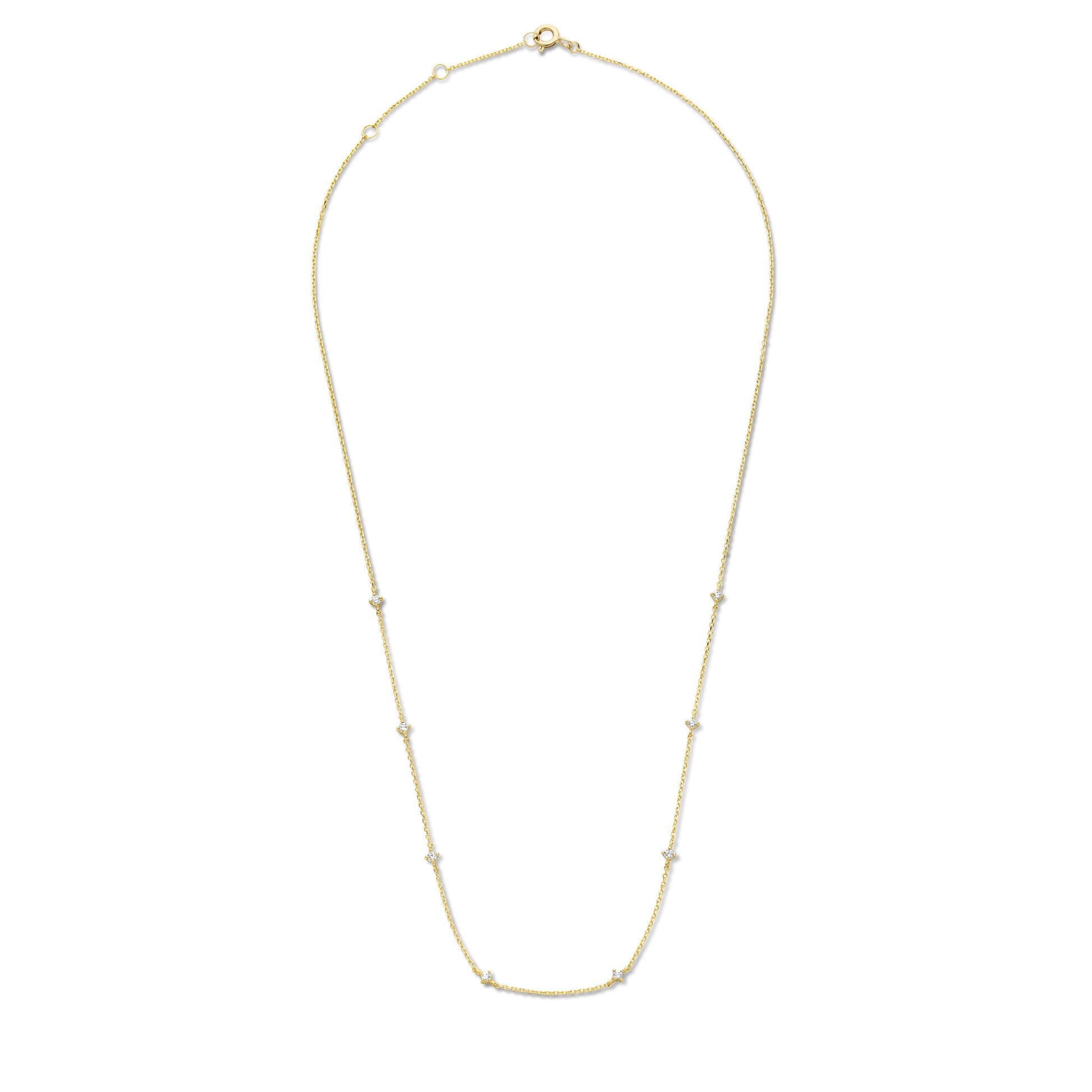 Rivoli Esmée 14 karat gold necklace with zirconia stones -  - Isabel Bernard