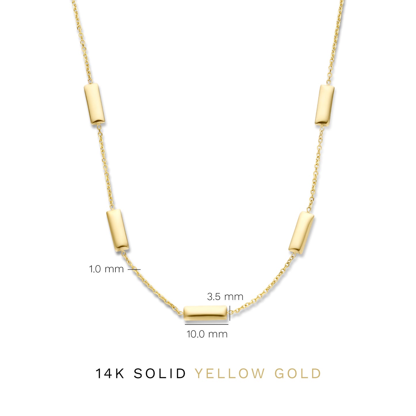 Monceau Dauphine 14 karat gold necklace -  - Isabel Bernard