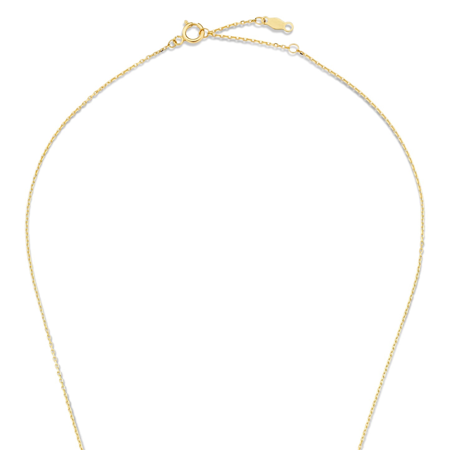 Le Marais Merle 14 karat gold necklace with zirconia stones -  - Isabel Bernard