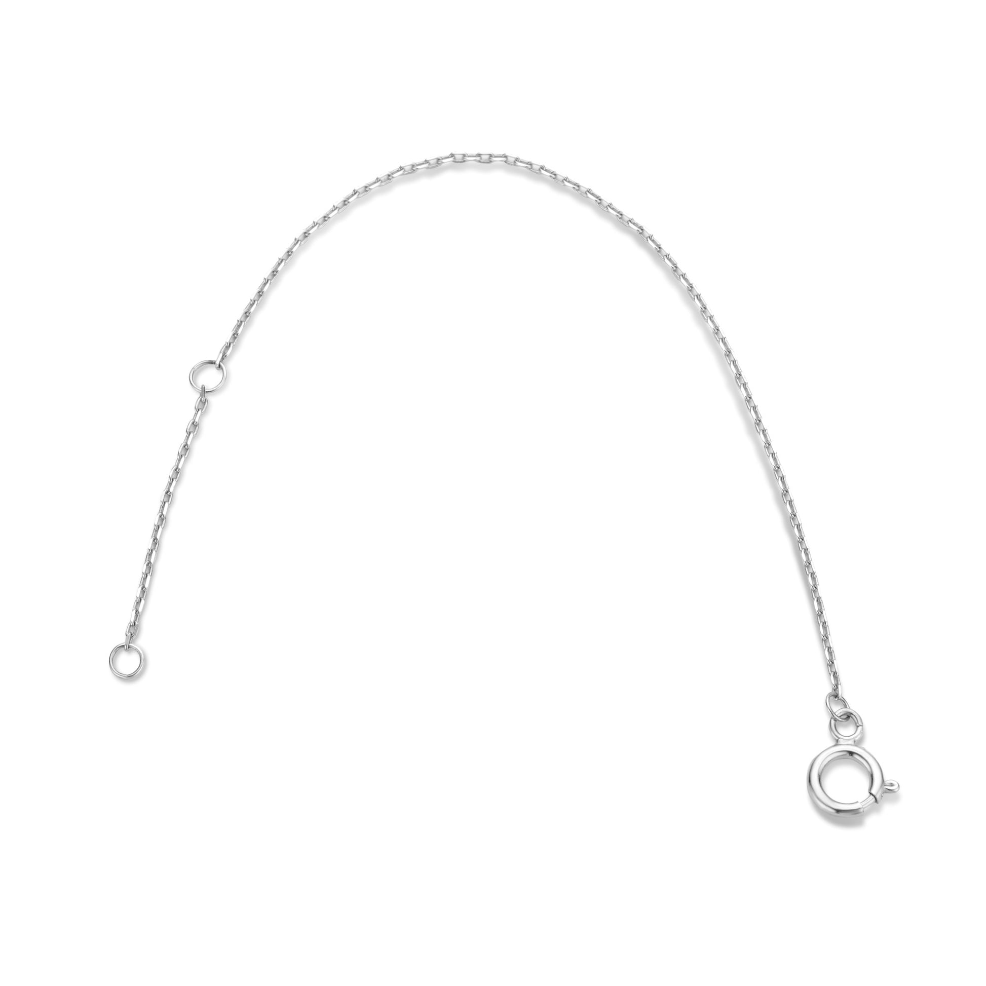 Saint Germain Nicole 14 karat white gold necklace extender -  - Isabel Bernard